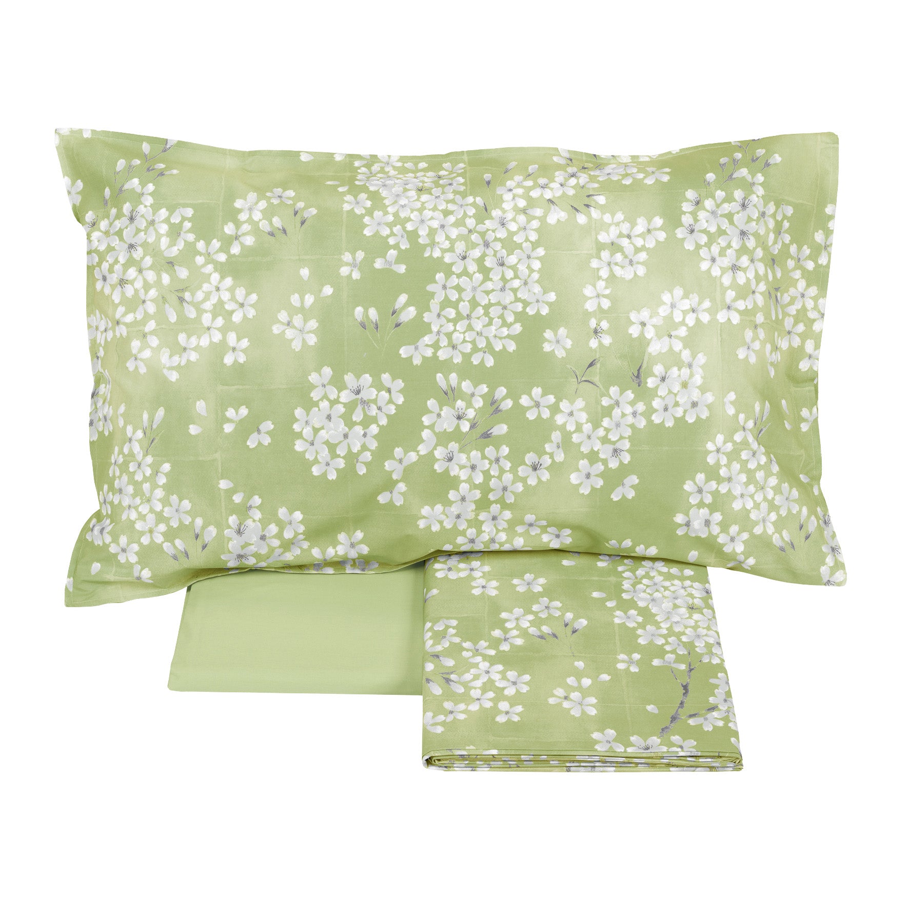 Completo Lenzuola in Percalle di Cotone - Kimono