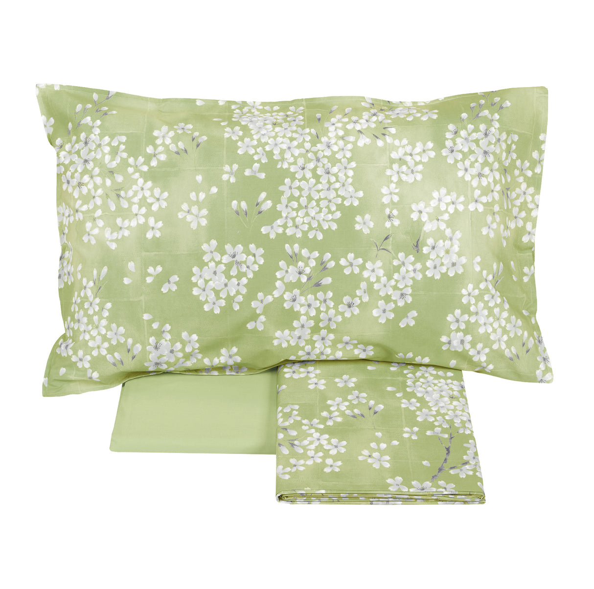 Completo Lenzuola in Percalle di Cotone - Kimono