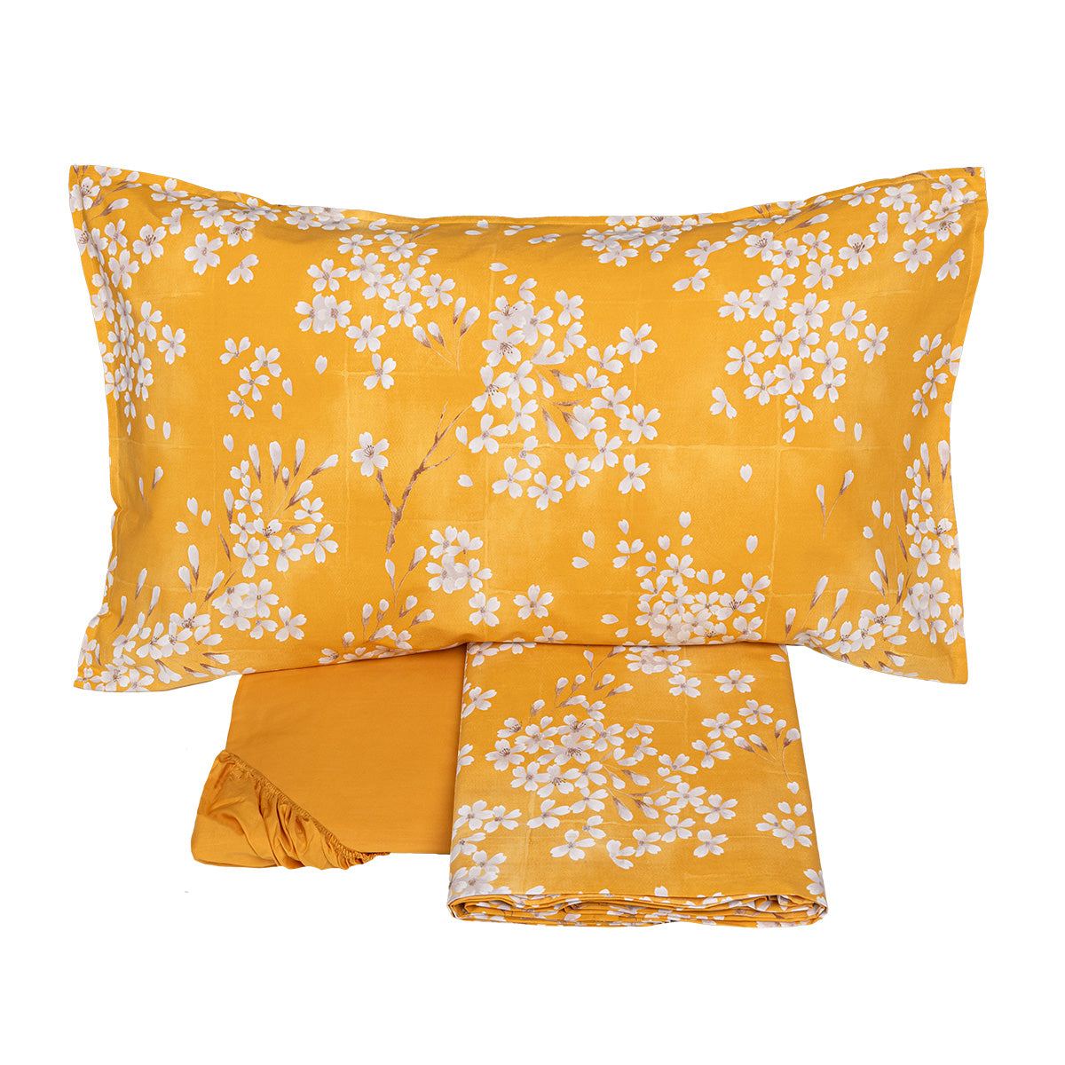 Completo Lenzuola in Percalle di Cotone - Kimono