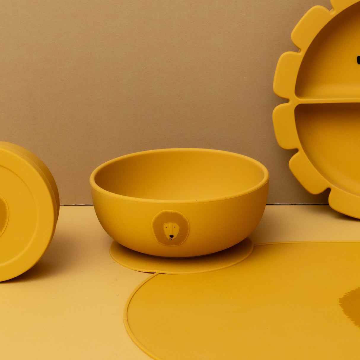 Ciotola con Ventosa in Silicone - Mr. Lion