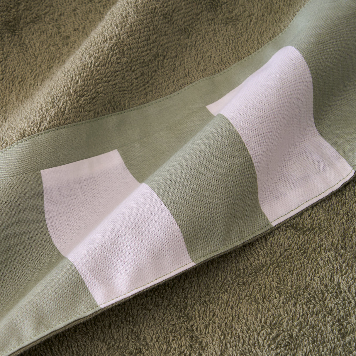 Set 2 Coppie di Spugna con Bordo Rigato Tinto in Filo - Matera