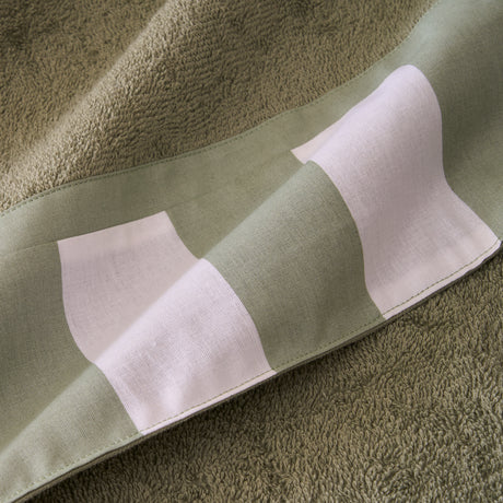 Set 2 Coppie di Spugna con Bordo Rigato Tinto in Filo - Matera