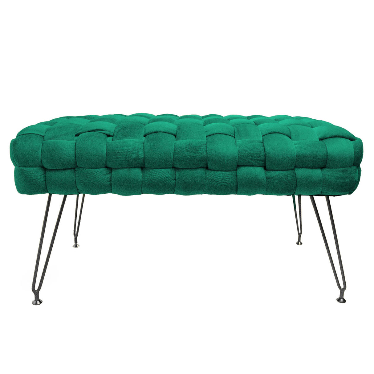 Sgabello Pouf in Multistrato di Pioppo - Ottoman