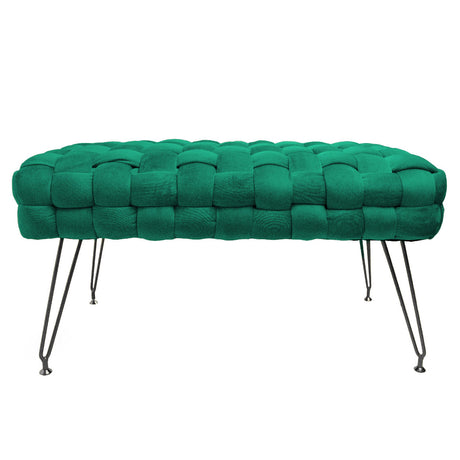 Sgabello Pouf in Multistrato di Pioppo - Ottoman