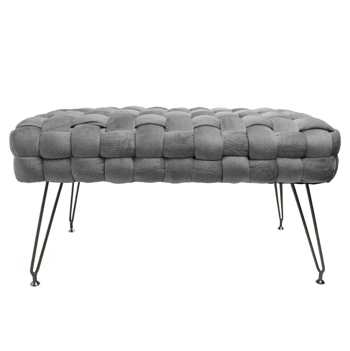 Sgabello Pouf in Multistrato di Pioppo - Ottoman