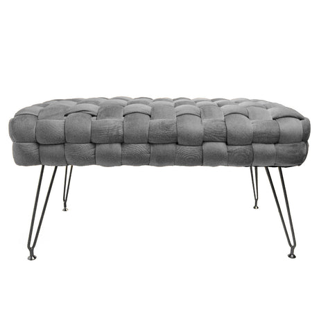 Sgabello Pouf in Multistrato di Pioppo - Ottoman