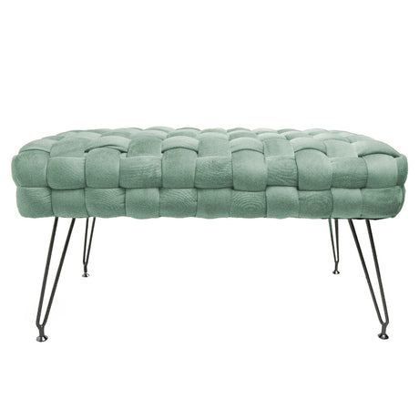 Sgabello Pouf in Multistrato di Pioppo - Ottoman