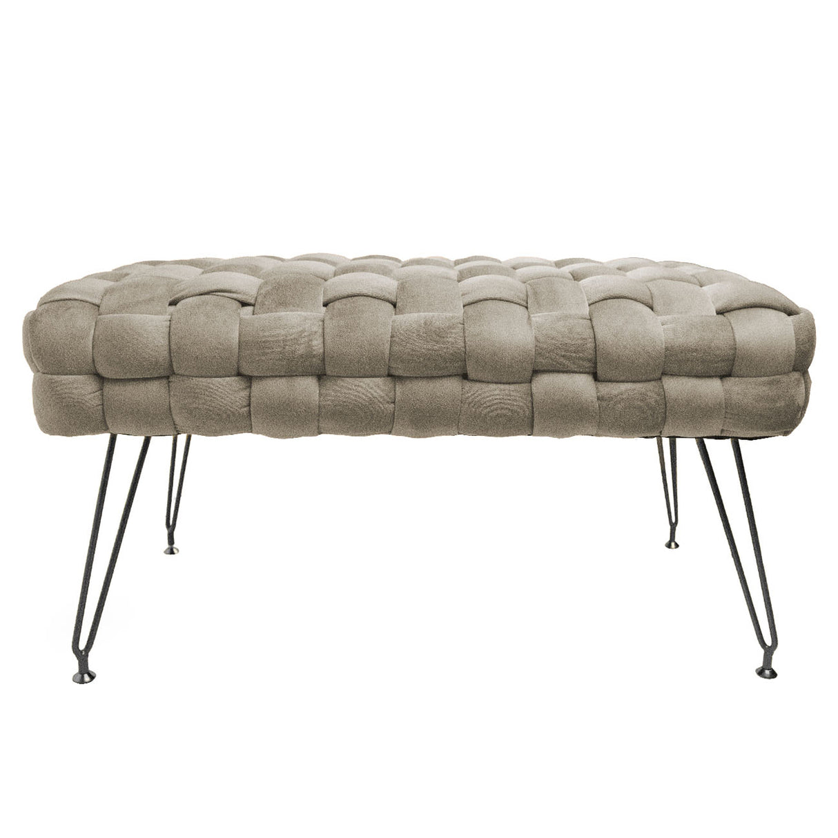 Sgabello Pouf in Multistrato di Pioppo - Ottoman