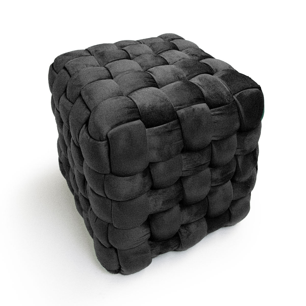 Sgabello Pouf in Multistrato di Pioppo - Ottoman