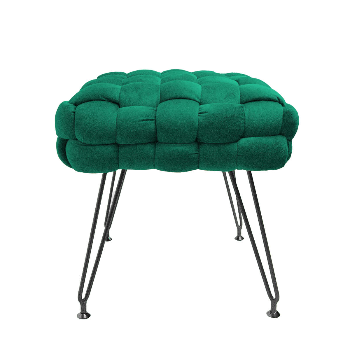 Sgabello Pouf in Multistrato di Pioppo - Ottoman