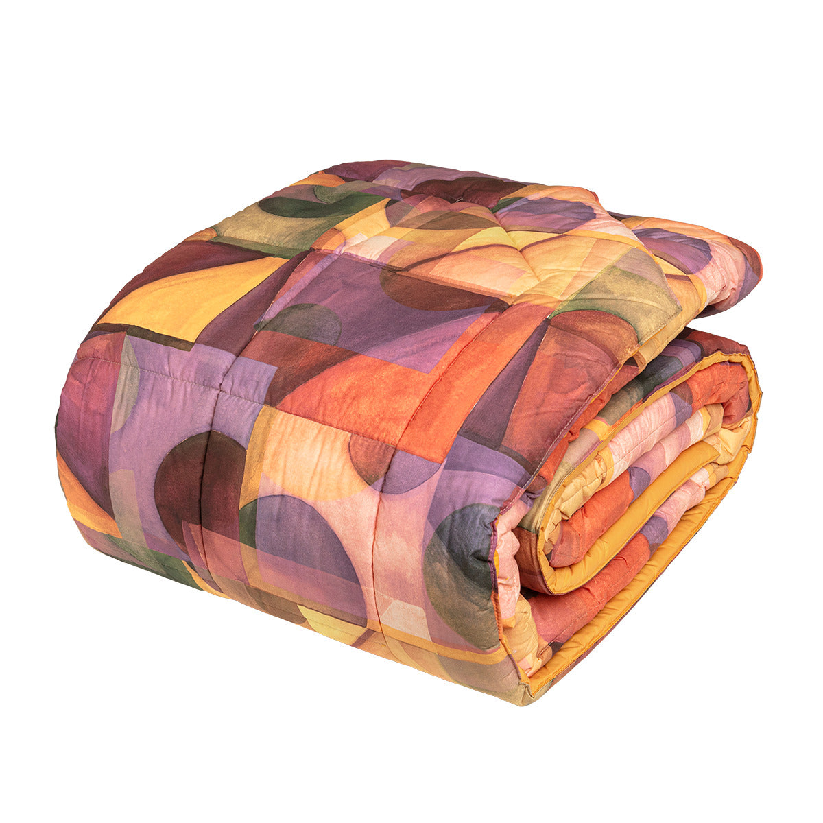 Trapunta in Percalle di Puro Cotone Fantasia Astratta - Paracas