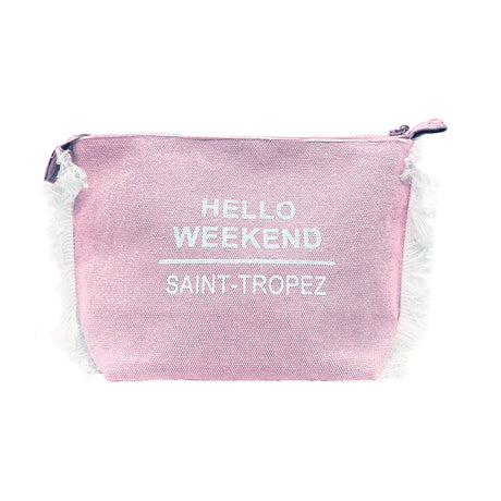 Borsa Mare o Trusse in Puro Cotone Tinta Unita - Hello Weekend