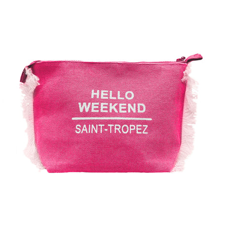 Borsa Mare o Trusse in Puro Cotone Tinta Unita - Hello Weekend
