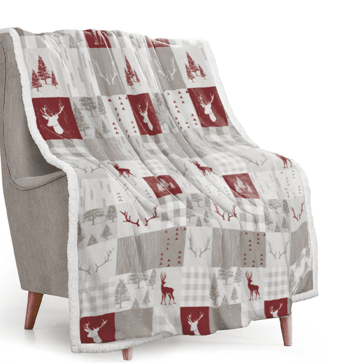 Plaid Morbidotto in MicroPile Fantasia - Petit Monte