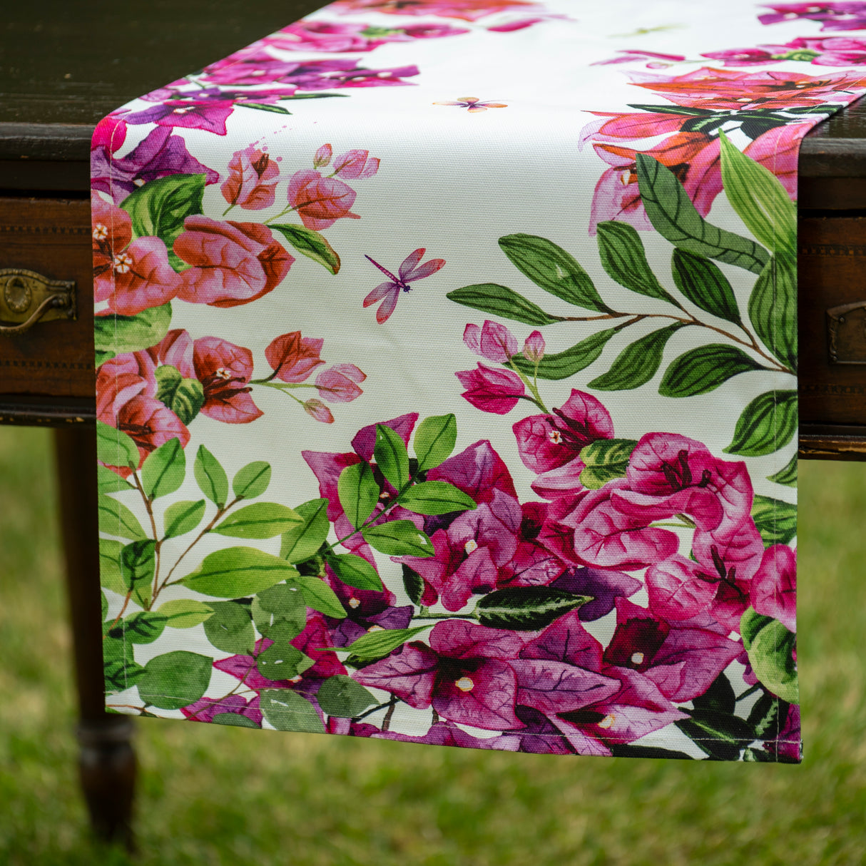 Runner in Puro Cotone - Bougainvillae