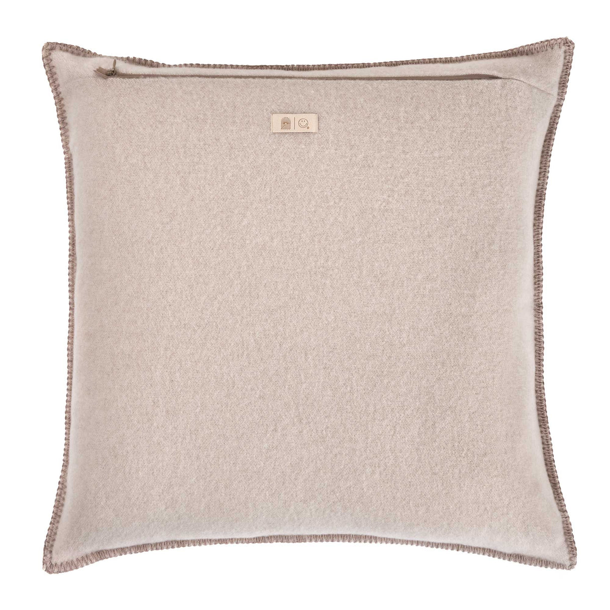 Copricuscino in Lana con Lavorazione Jacquard - Face