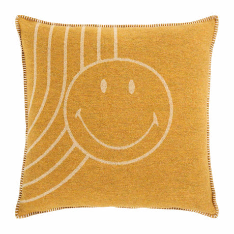 Copricuscino in Lana con Lavorazione Jacquard - Face