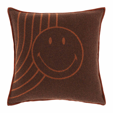 Copricuscino in Lana con Lavorazione Jacquard - Face