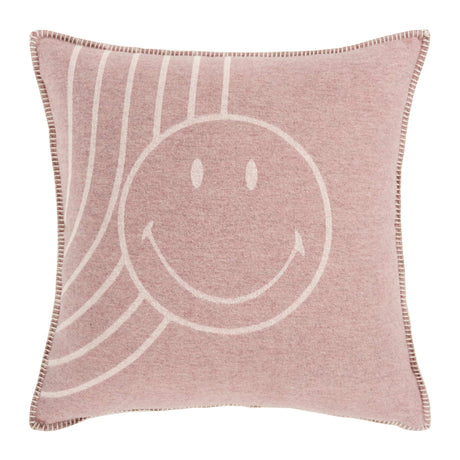 Copricuscino in Lana con Lavorazione Jacquard - Face