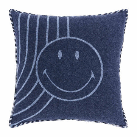 Copricuscino in Lana con Lavorazione Jacquard - Face