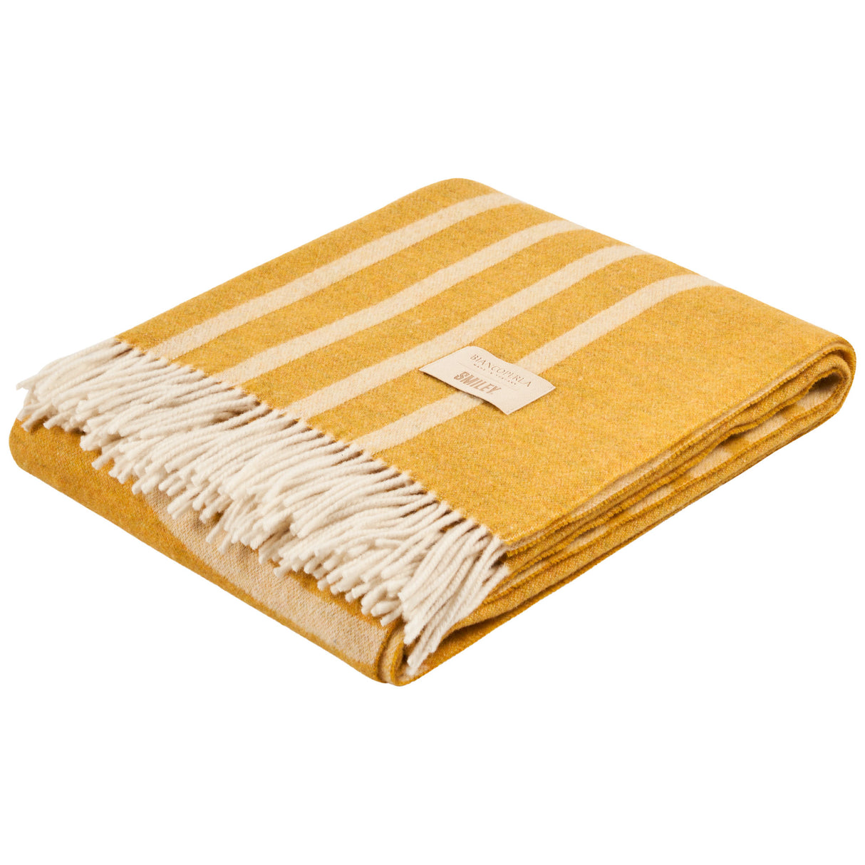 Plaid in Lana con Lavorazione Jacquard - Face