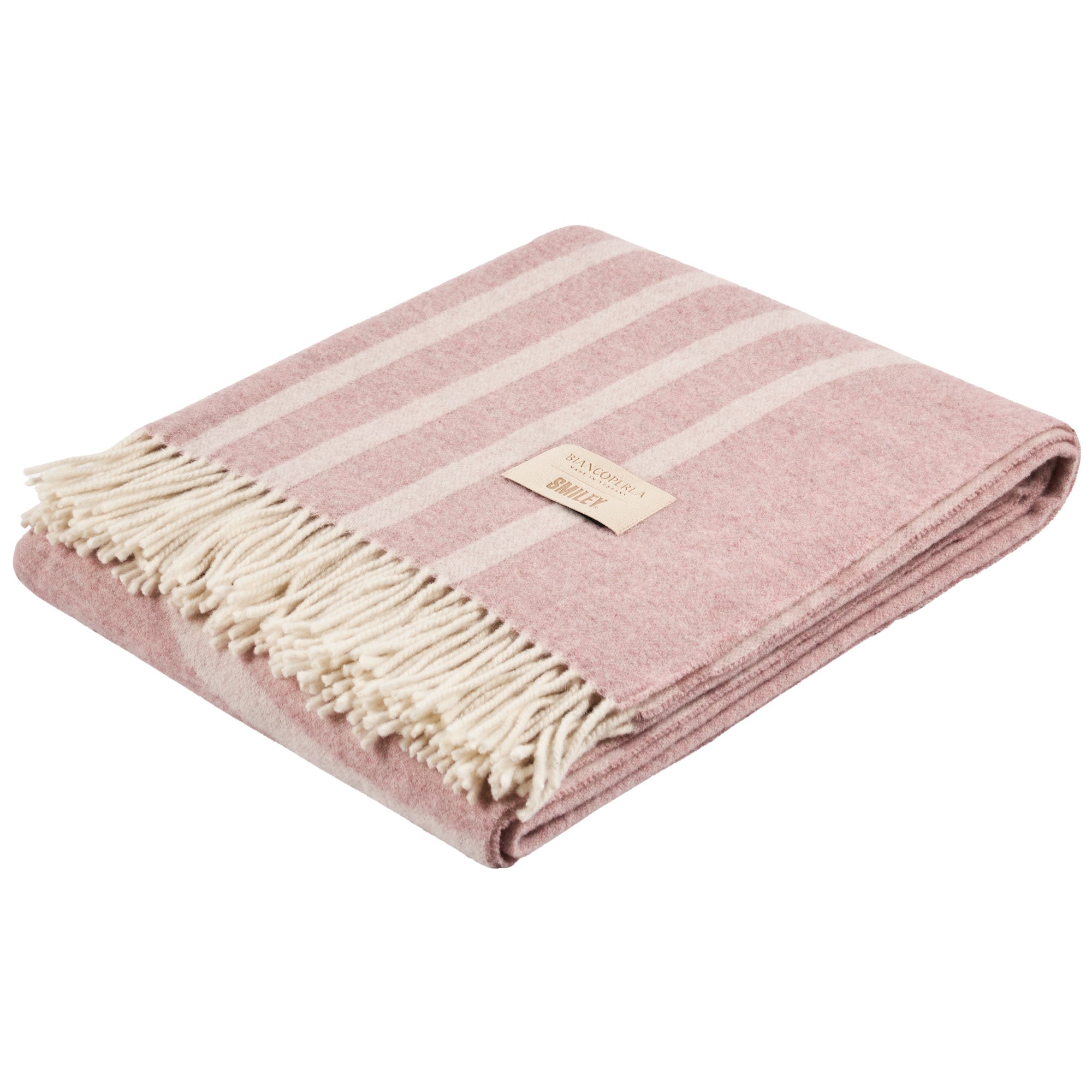 Plaid in Lana con Lavorazione Jacquard - Face