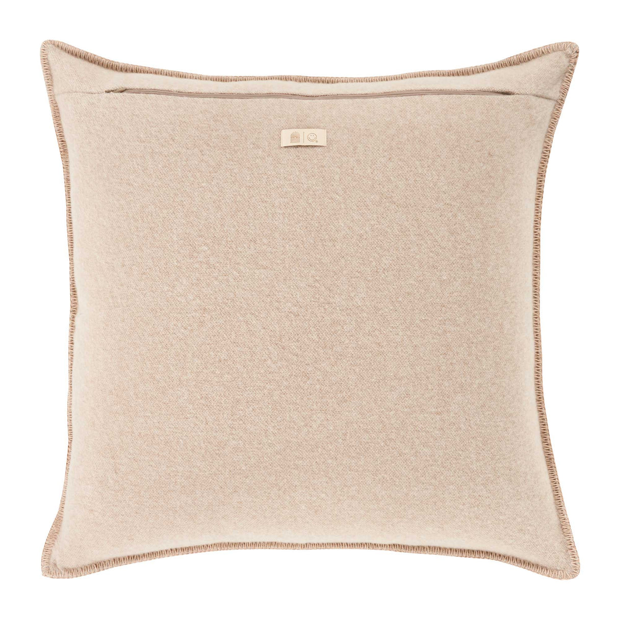 Copricuscino in Lana con Lavorazione Jacquard - Pattern