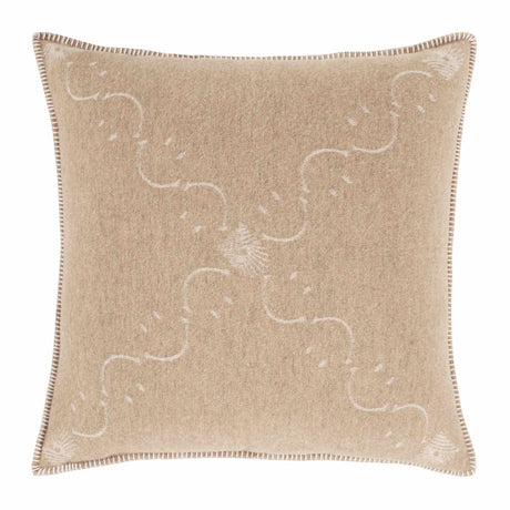 Copricuscino in Lana con Lavorazione Jacquard - Pattern