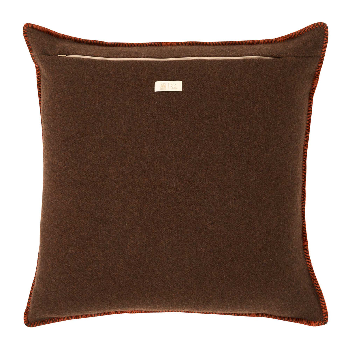 Copricuscino in Lana con Lavorazione Jacquard - Pattern