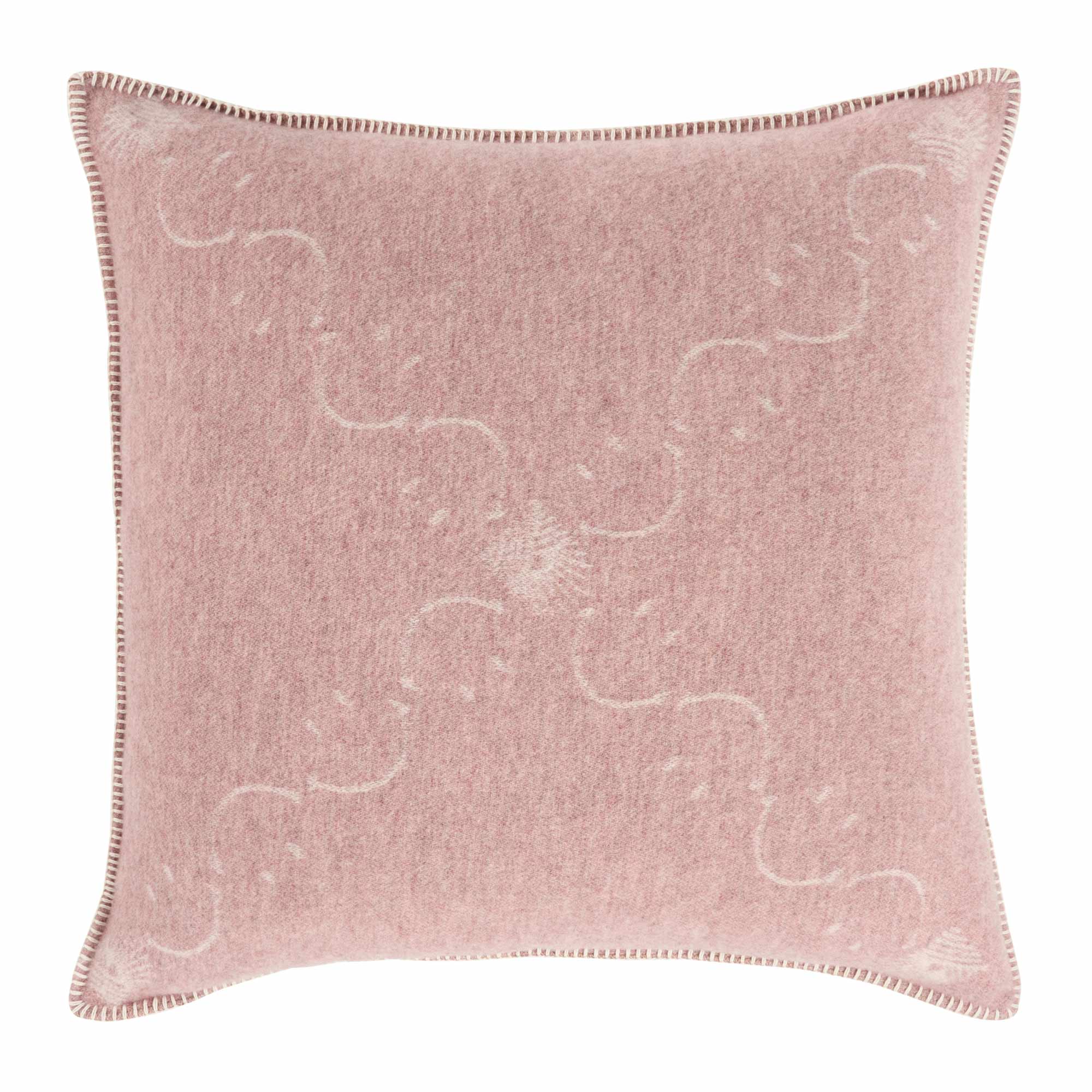 Copricuscino in Lana con Lavorazione Jacquard - Pattern