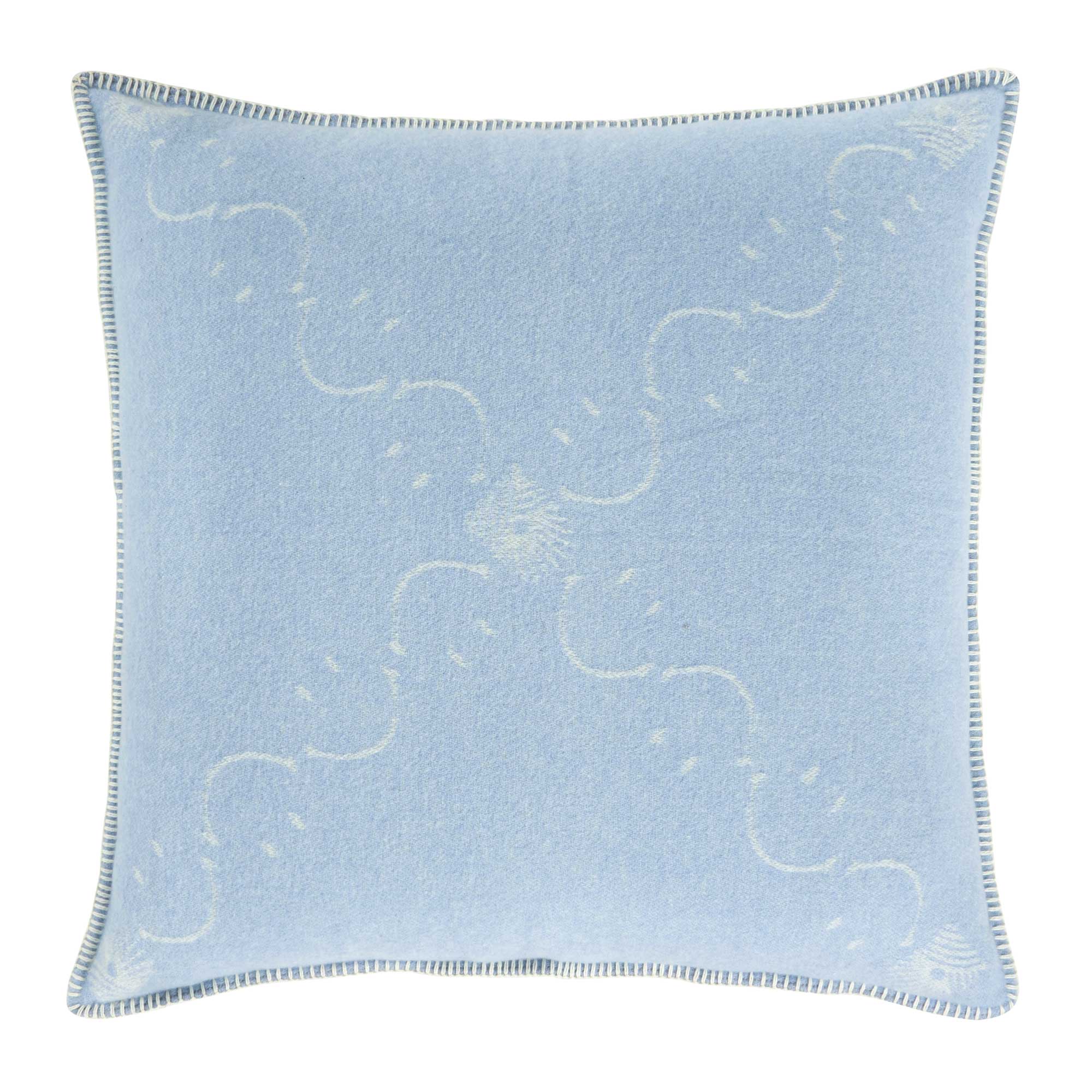 Copricuscino in Lana con Lavorazione Jacquard - Pattern