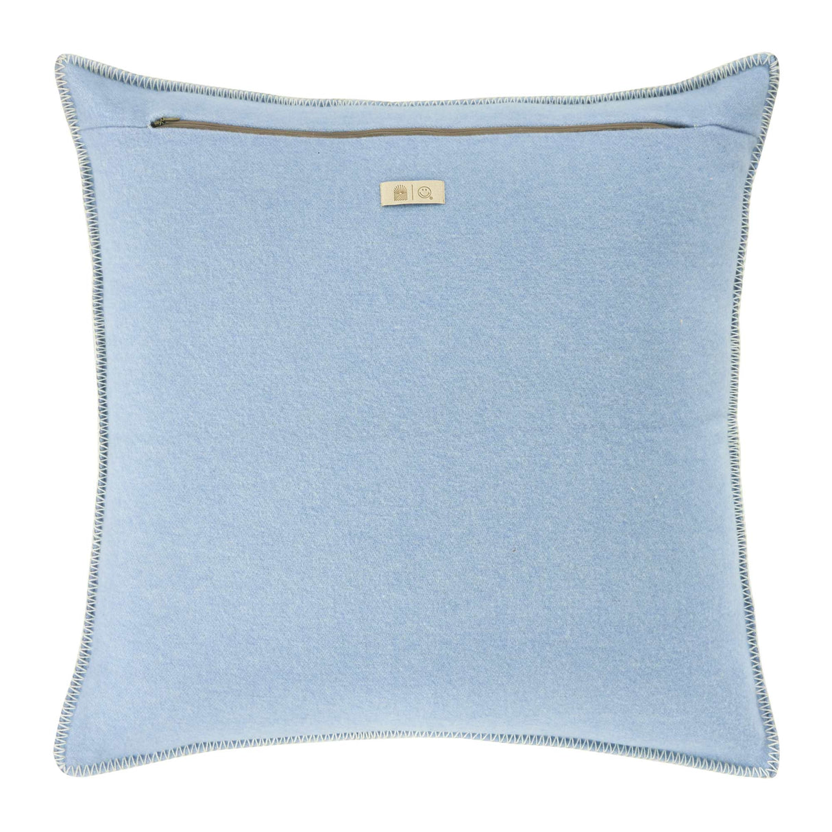 Copricuscino in Lana con Lavorazione Jacquard - Pattern