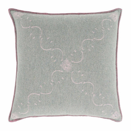 Copricuscino in Lana con Lavorazione Jacquard - Pattern