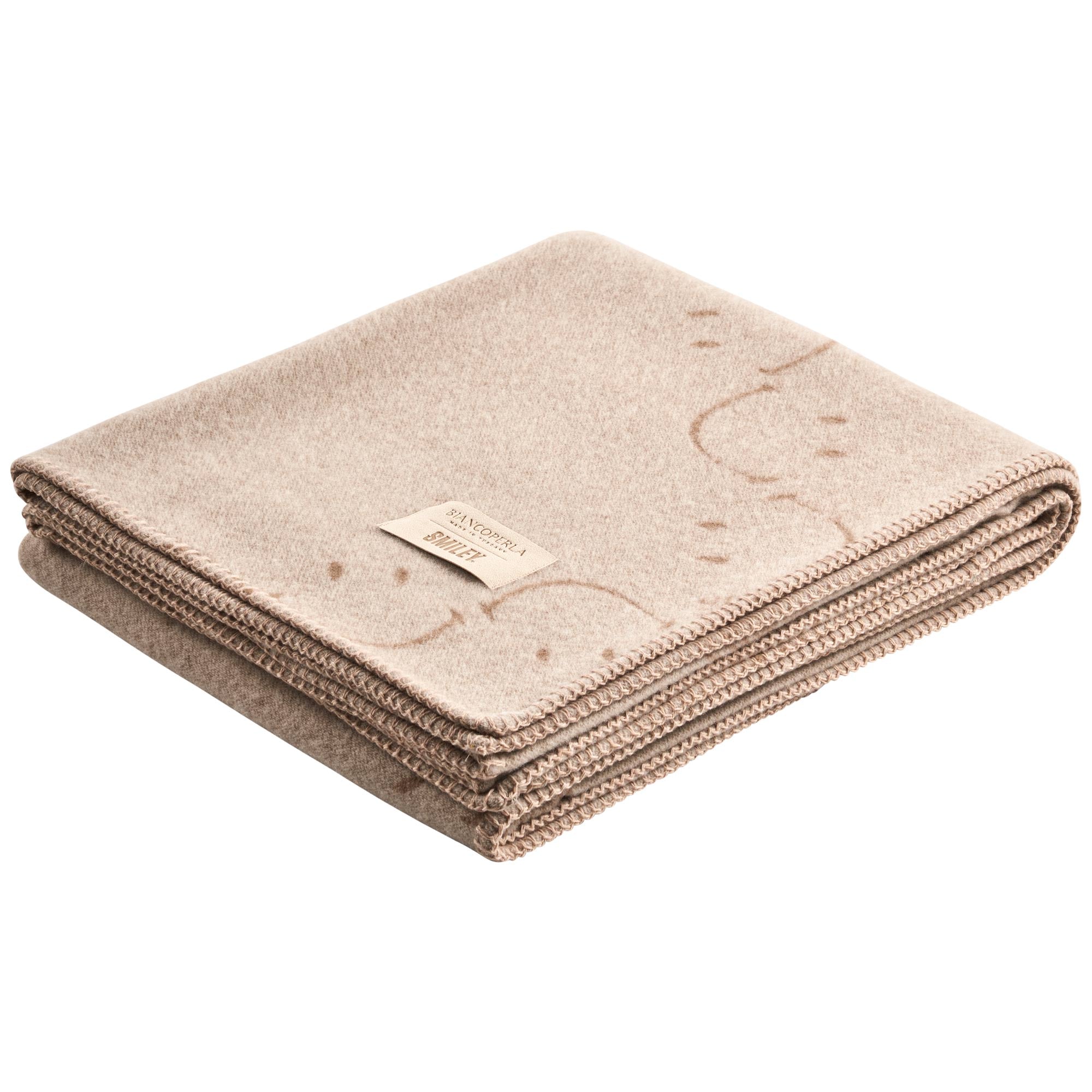 Plaid in Lana con Lavorazione Jacquard - Pattern