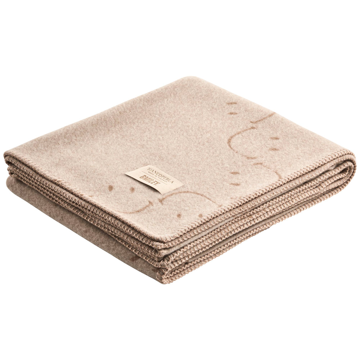 Plaid in Lana con Lavorazione Jacquard - Pattern