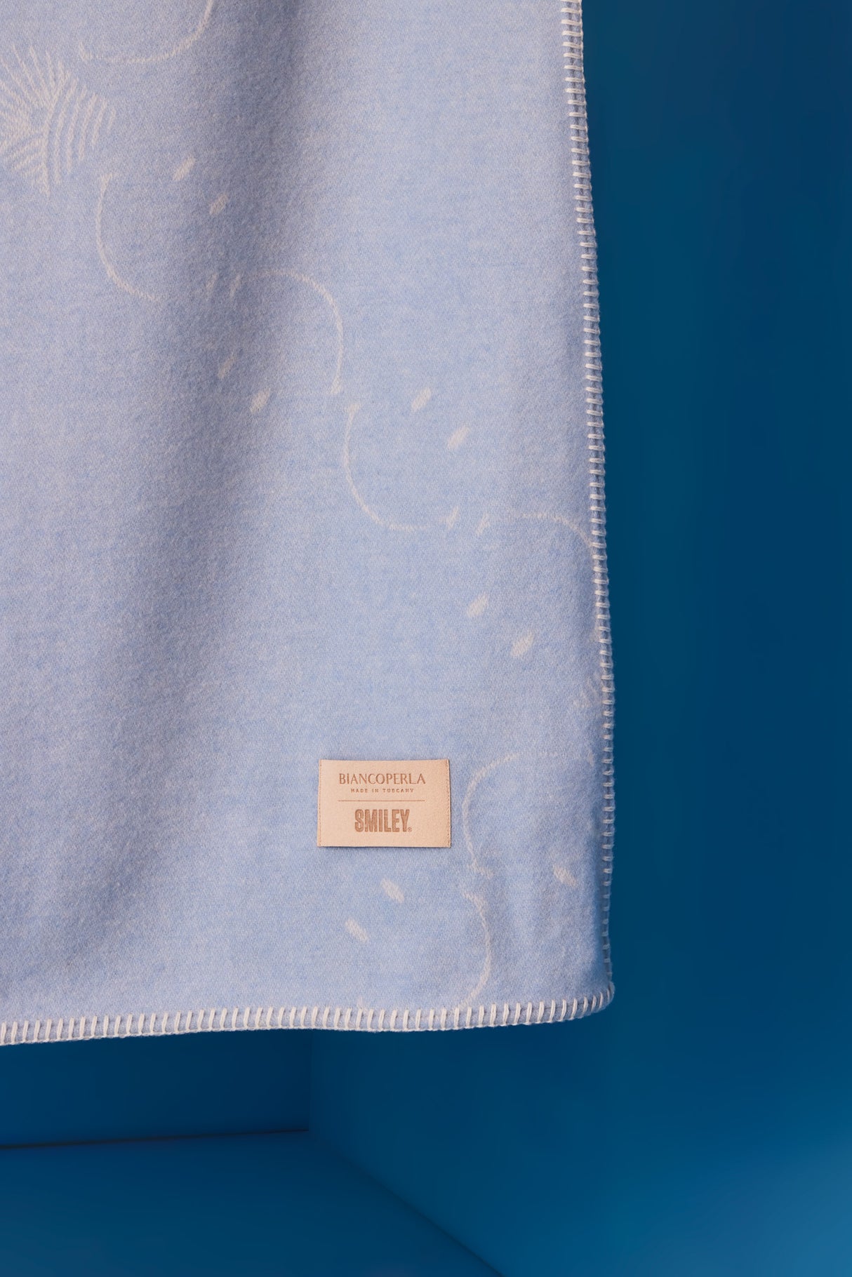 Plaid in Lana con Lavorazione Jacquard - Pattern