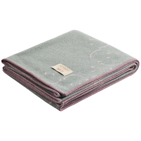 Plaid in Lana con Lavorazione Jacquard - Pattern