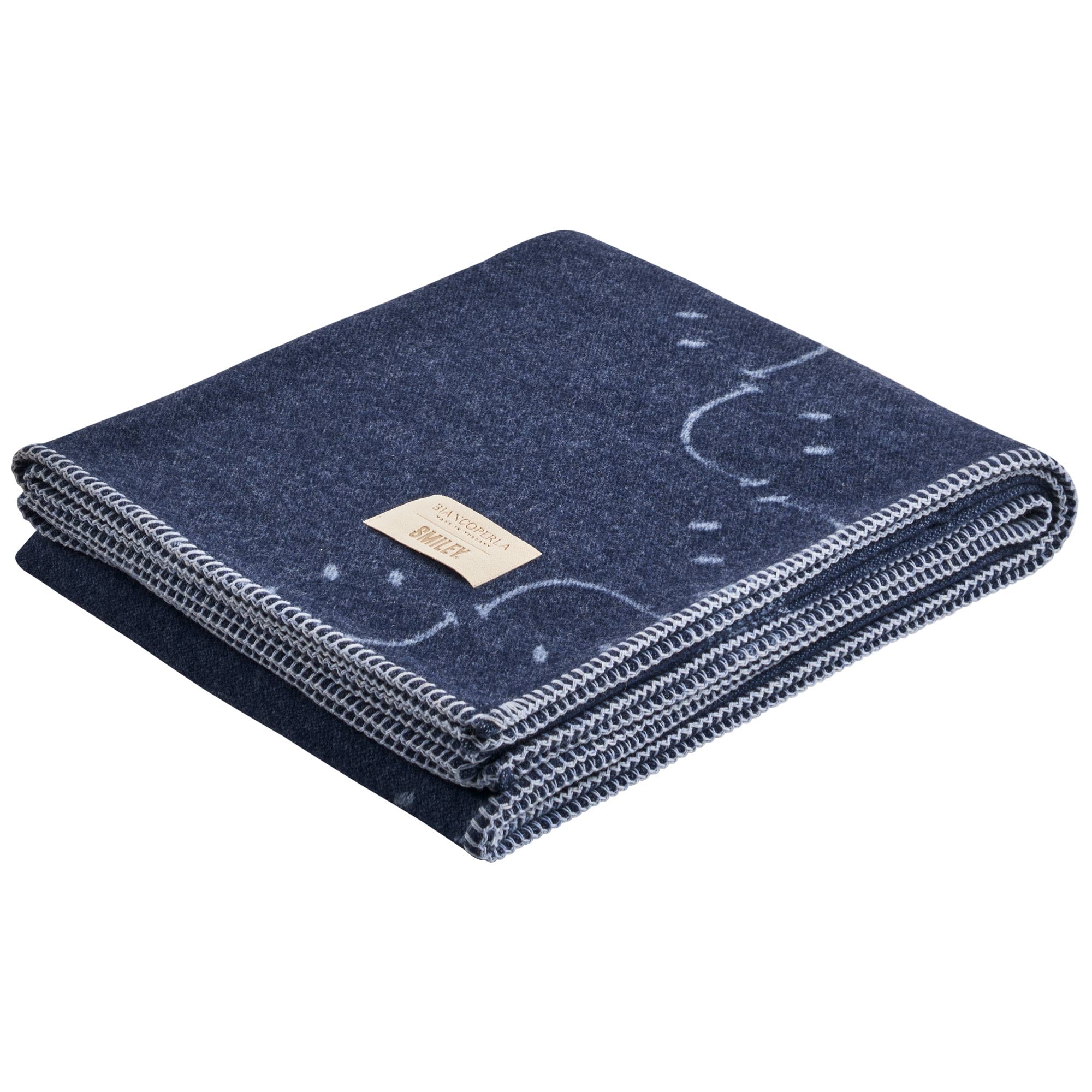 Plaid in Lana con Lavorazione Jacquard - Pattern