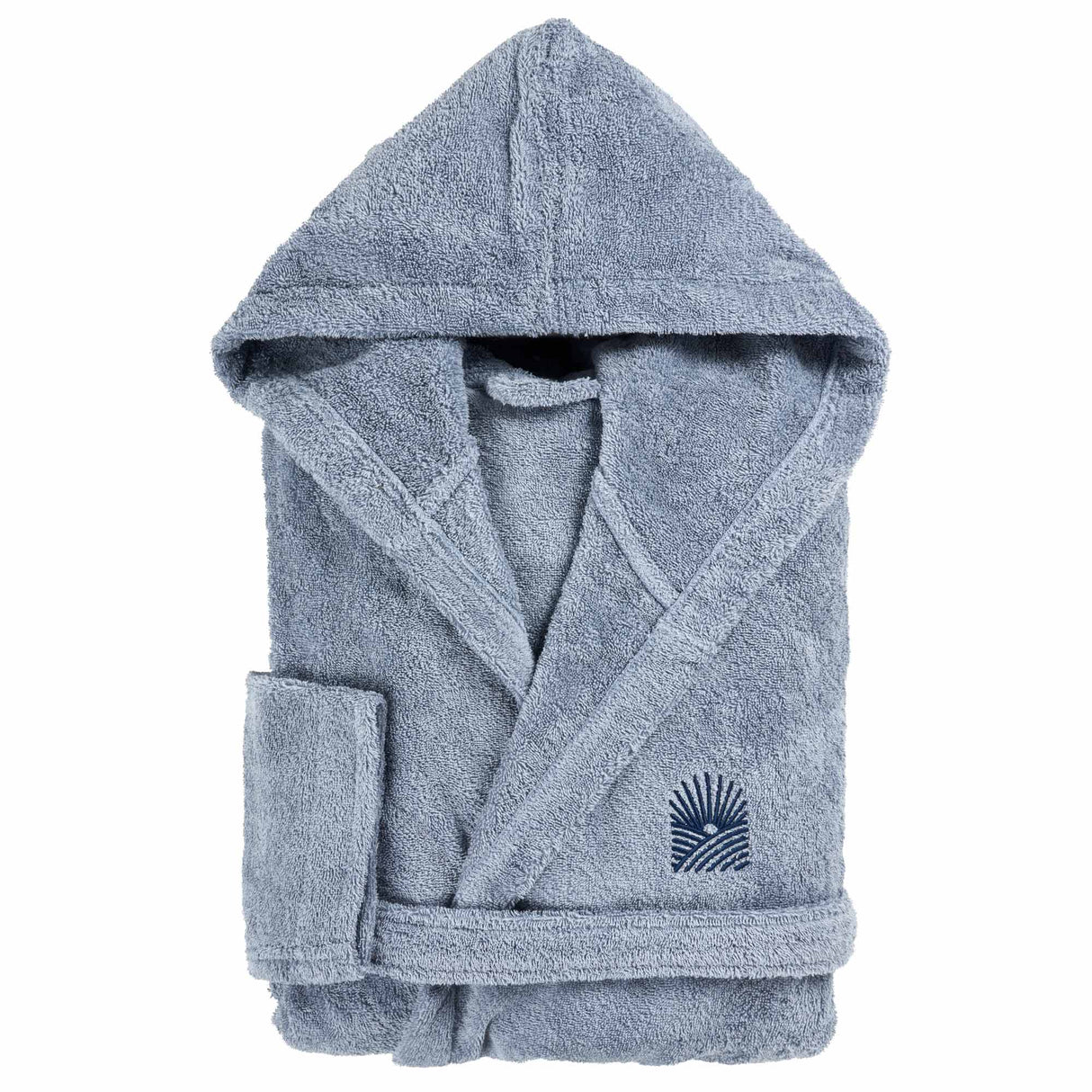 Accappatoio con Cappuccio in Spugna di Cotone - Be Positive