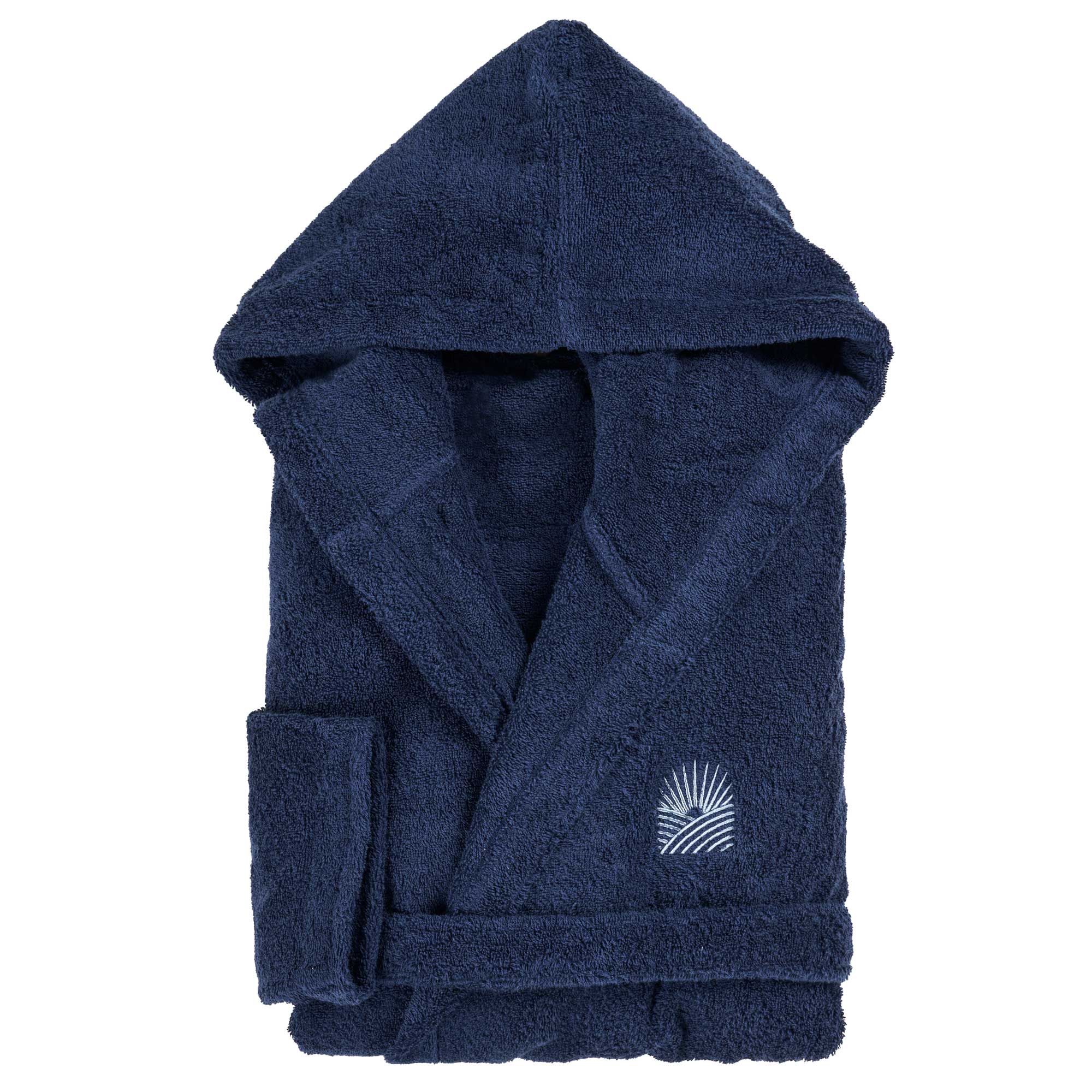 Accappatoio con Cappuccio in Spugna di Cotone - Be Positive