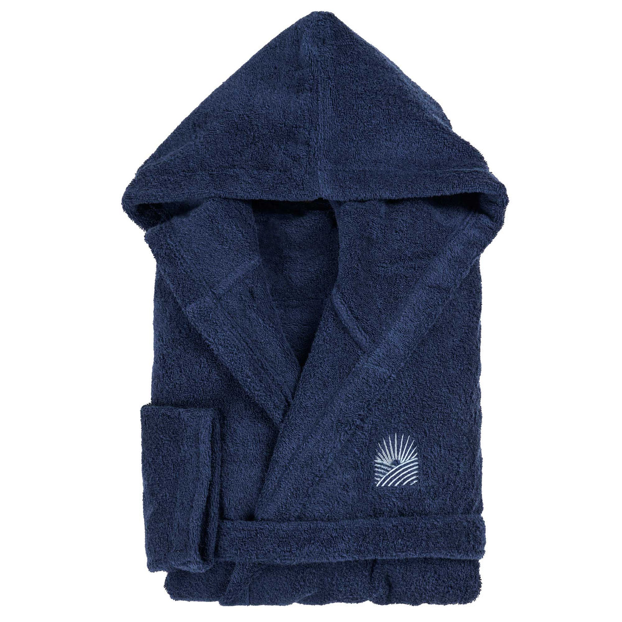 Accappatoio con Cappuccio in Spugna di Cotone - Be Positive