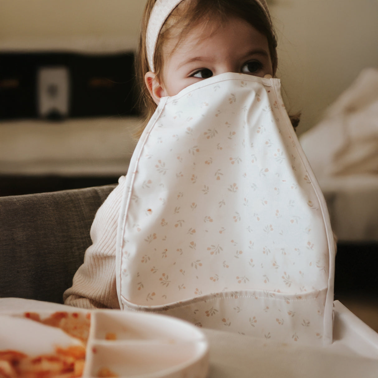 Bavaglino Raccoglipappa in Silicone - Tulips