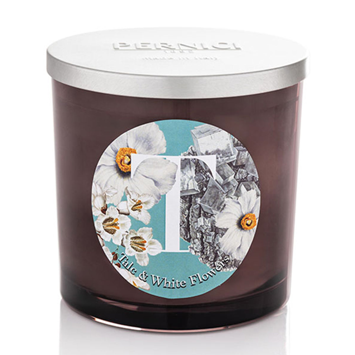 Candela Profumata Fragranza Fiori Bianchi - Talc & White Flowers