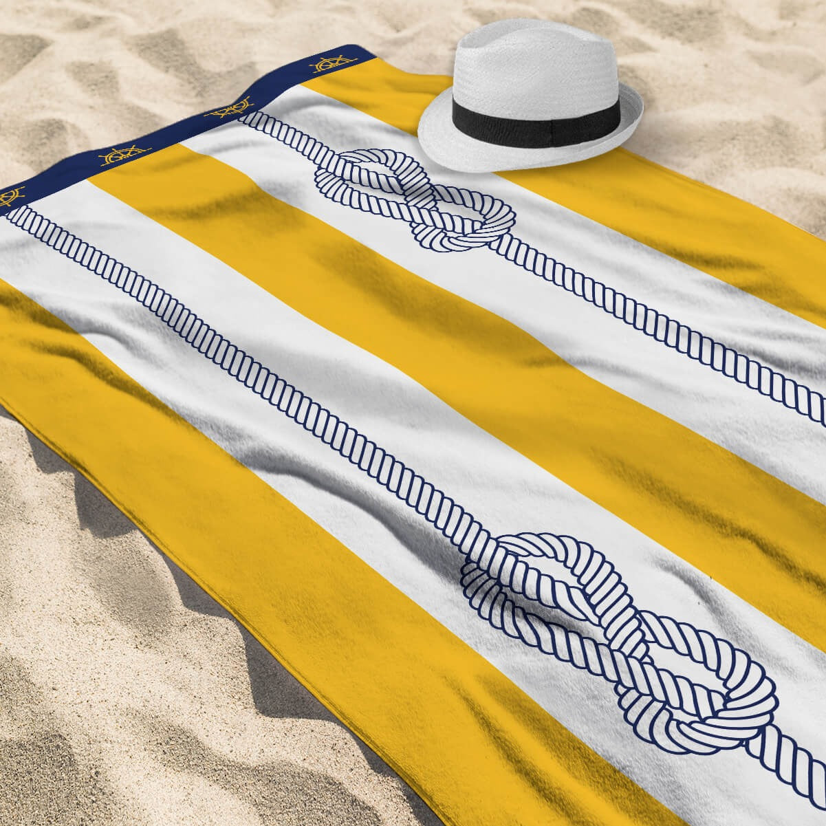 Telo Mare in Spugna di Puro Cotone Jacquard - Savoia