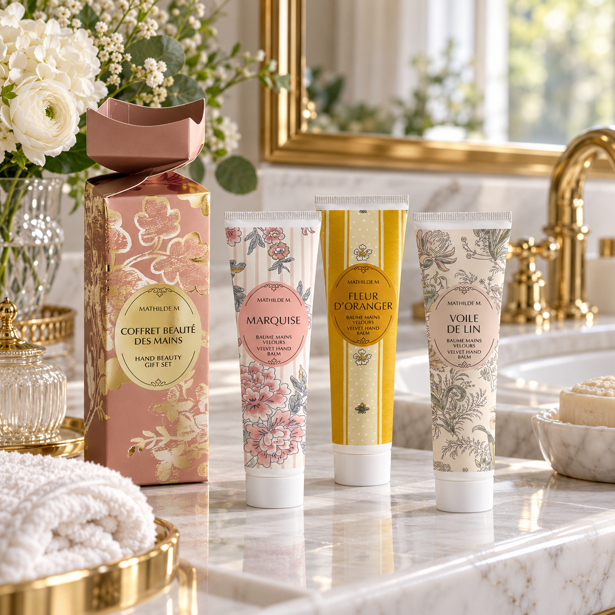 Cofanetto Regalo 3 Creme Mani - Trésor de Fleurs