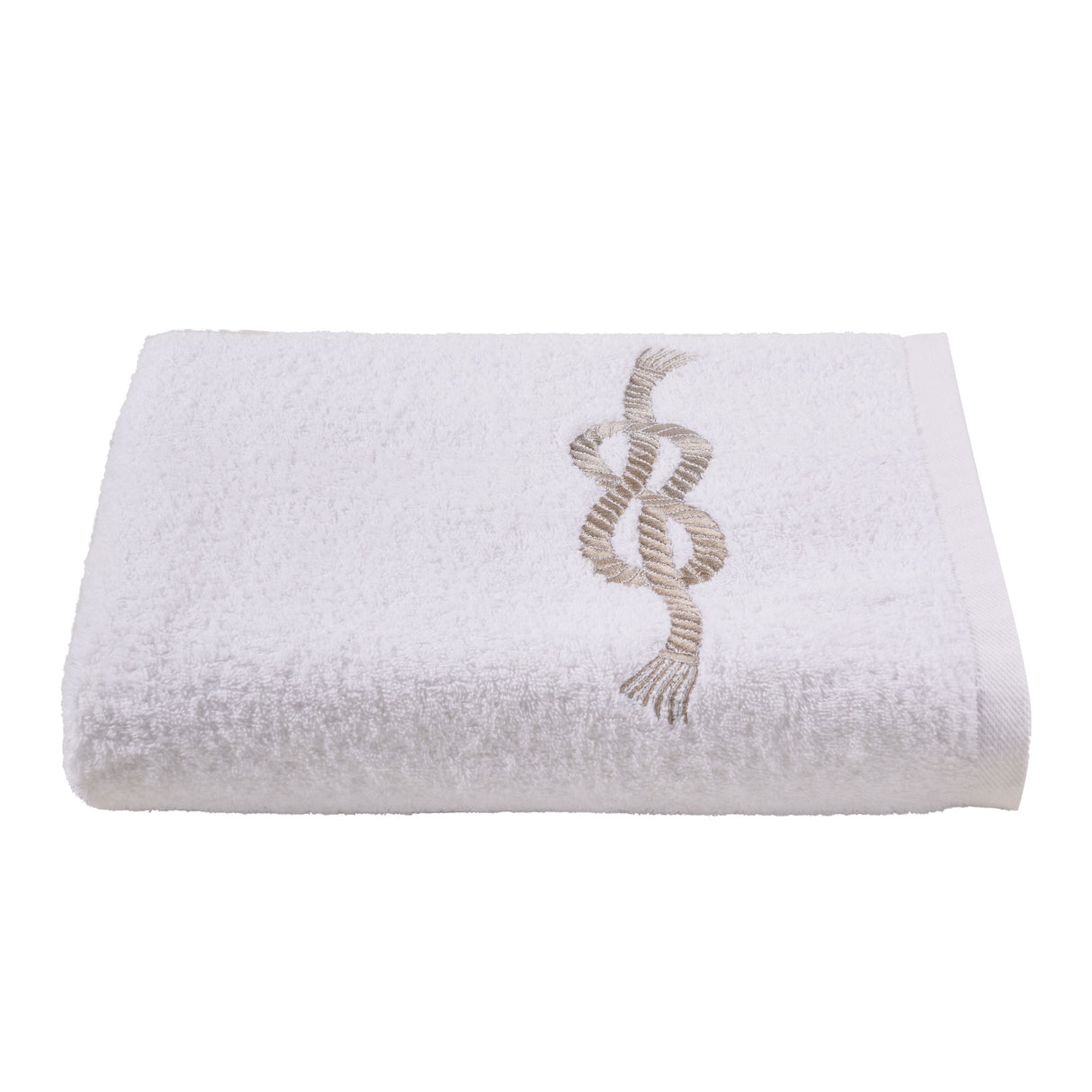 Telo da bagno in Spugna di Cotone con Ricamo - Vespucci
