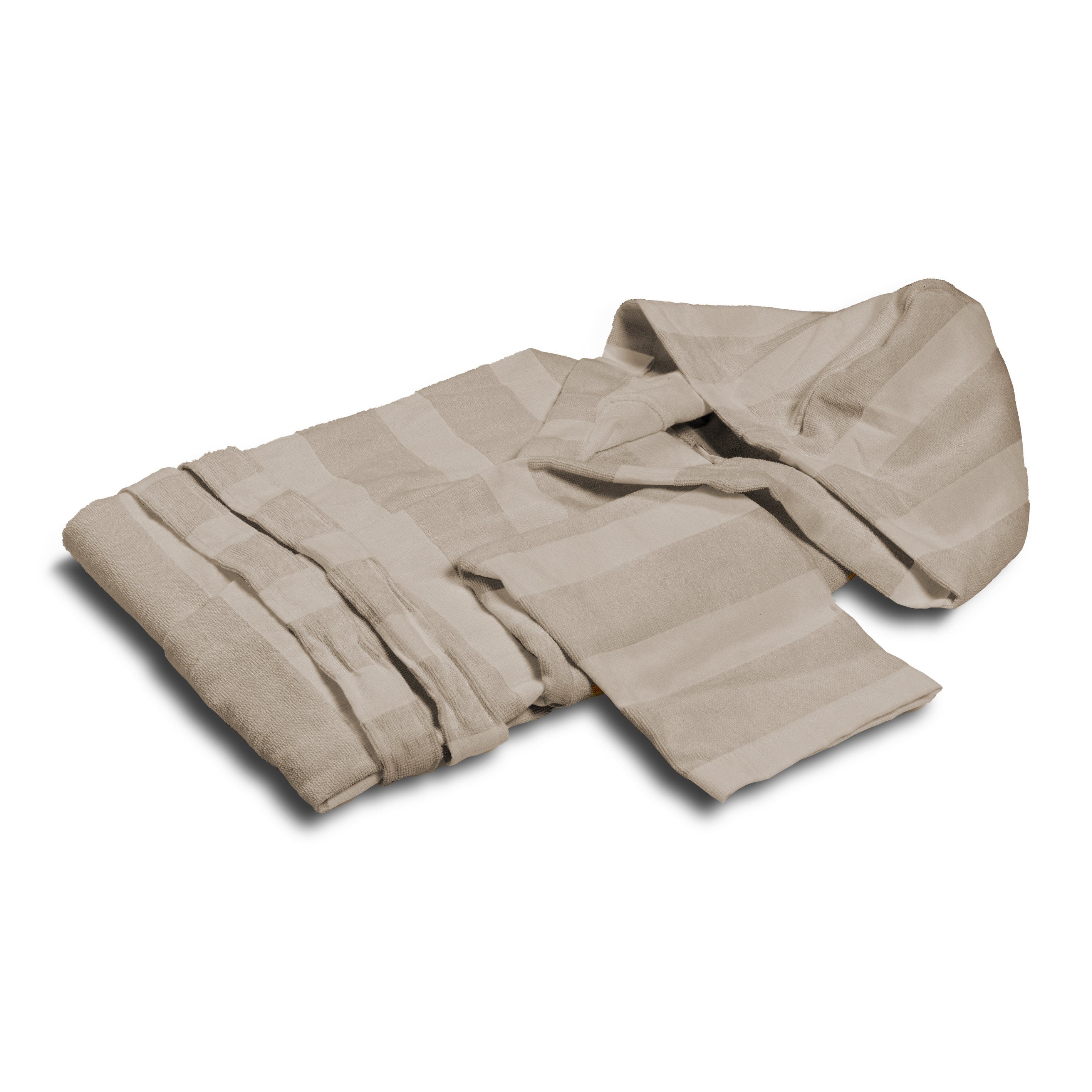 Accappatoio in Spugna di Cotone con Cappuccio - Aria