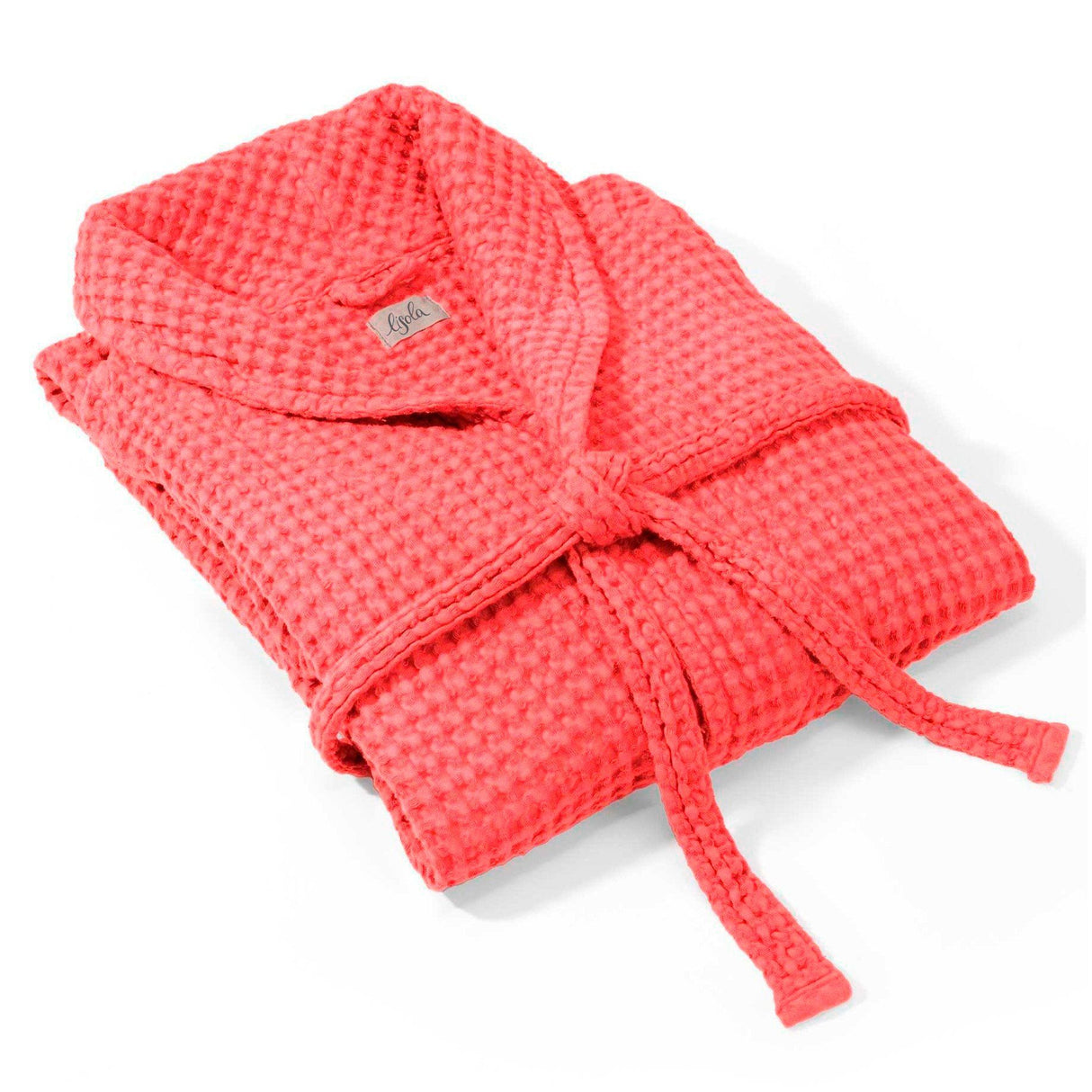 Accappatoio Nido d'Ape in puro Cotone - Jaspy Accappatoio Lisola Small Rosso (Begonia)