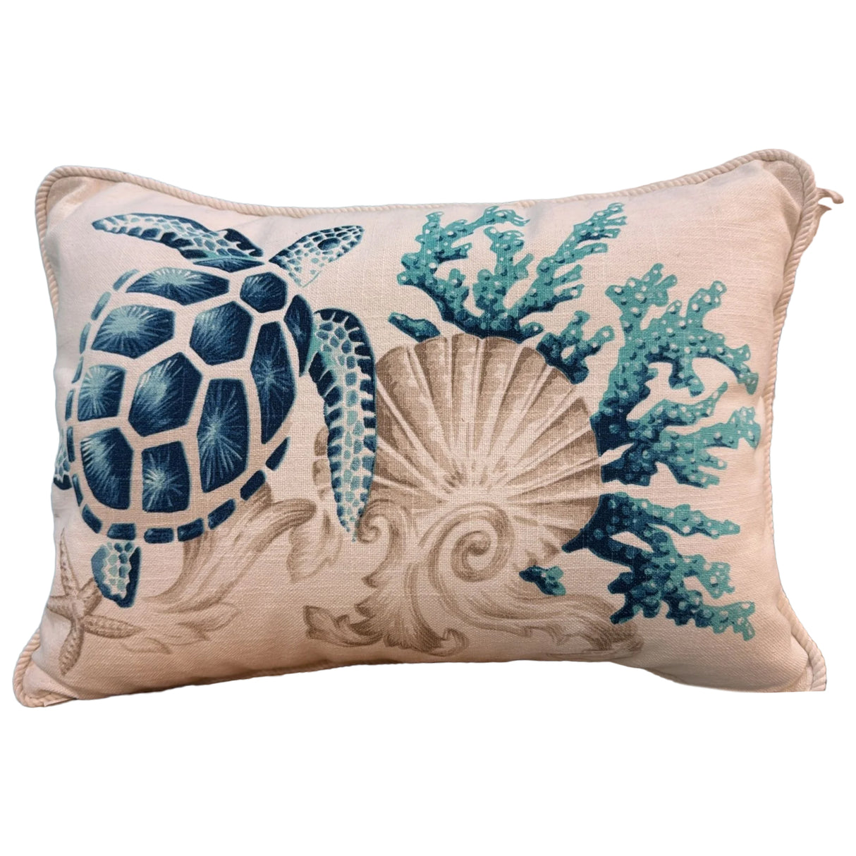 Copricuscino in Velluto Fantasia Marina - Adelaide