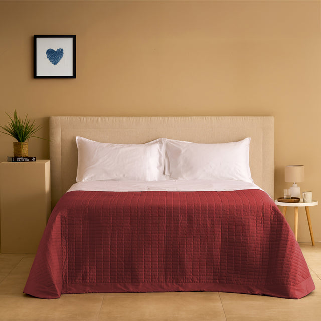 Trapuntino Leggero in Raso di Cotone - Smeraldo